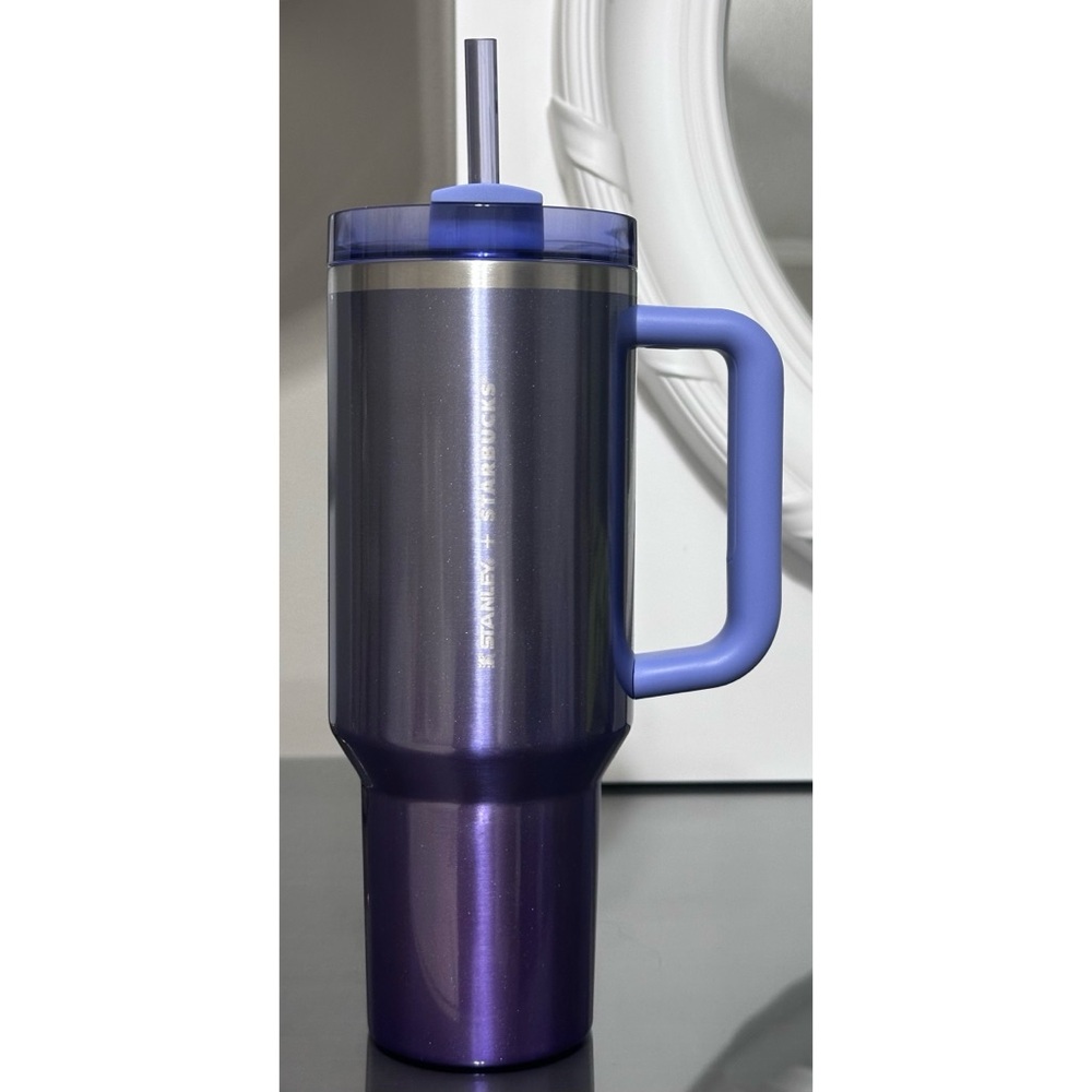 Stanley x‎ Starbucks 2025 Taiwan Autumn PURPLE BLUE GRADIENT 40oz Tumbler